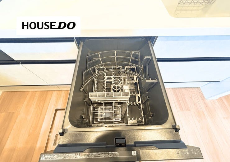 食洗機付で、毎日の家事時間を10分短縮!