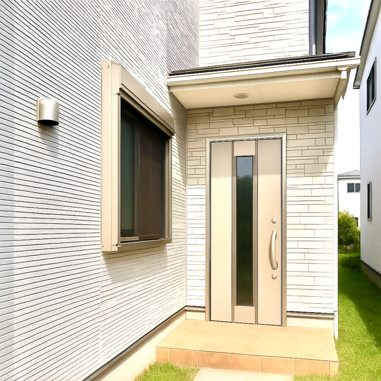 【Entrance】明るく清潔感のある玄関が、毎日の帰宅を心地よく迎えてくれます。