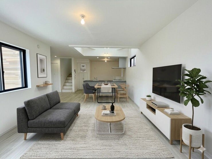 【Living】こちらの画像はAIによる家具イメージです。お部屋の雰囲気を感じてみてください♪