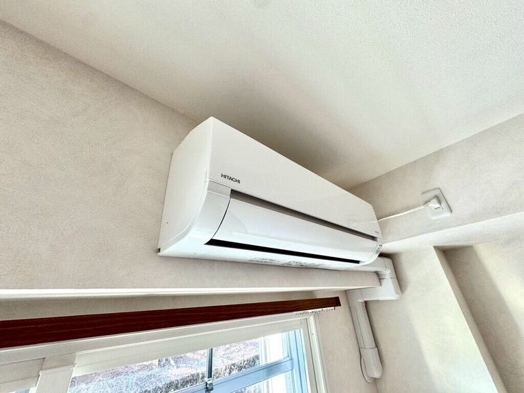 【Facilities】全室エアコン付きのうれしい設備。初期費用を抑えて入居できるポイントです。