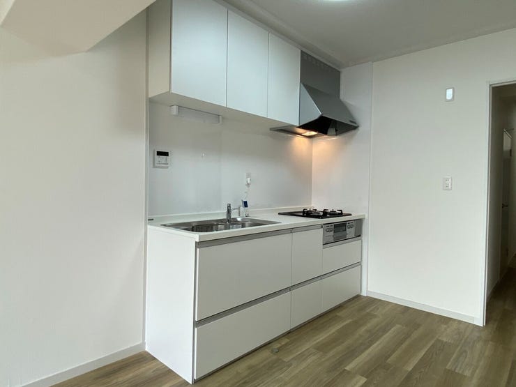 システムキッチン+吊戸棚