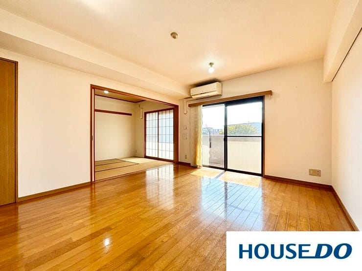 LDK+和室で21帖超の大空間