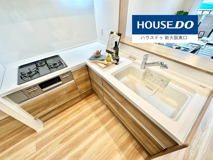 シンクも大きくて使い勝手が良いです。