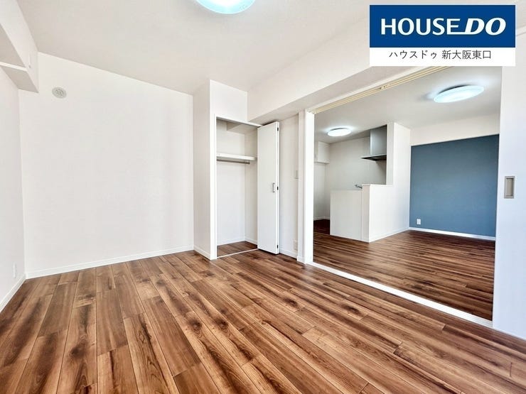 コンパクトなクローゼットなので
ベットなども起きやすいですね!