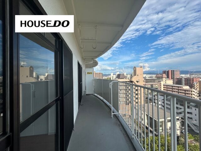 10階なので眺望も良いですし、風通しが良くて気持ちい♪