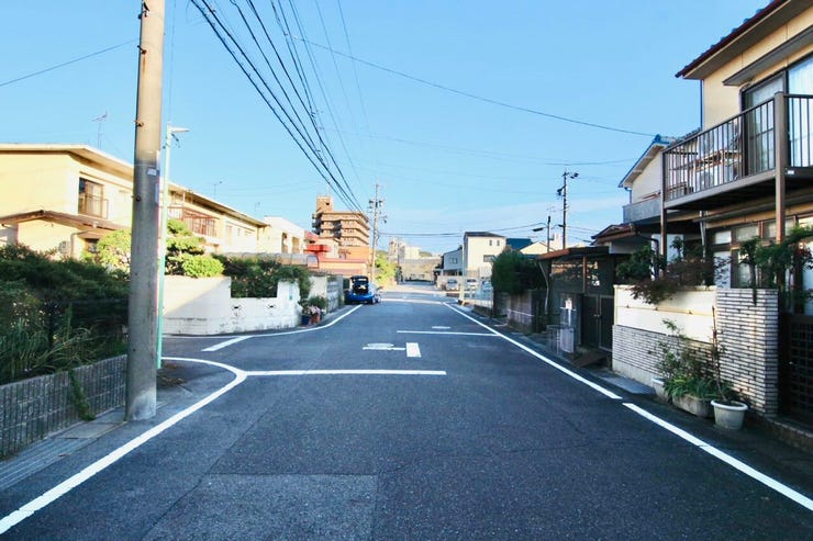 *前面道路*