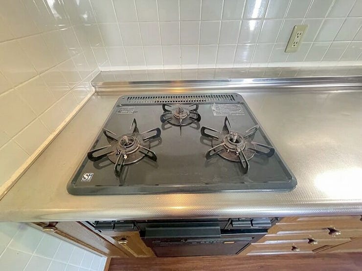 嬉しい3口コンロ