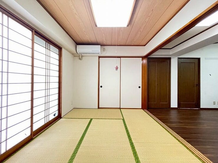 押入れ付きの和室のお部屋