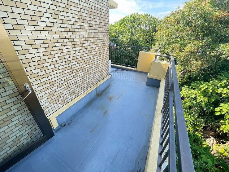 L字型バルコニー