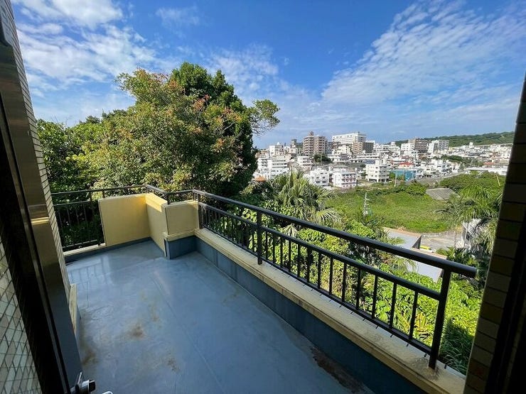 眺望良好なバルコニー