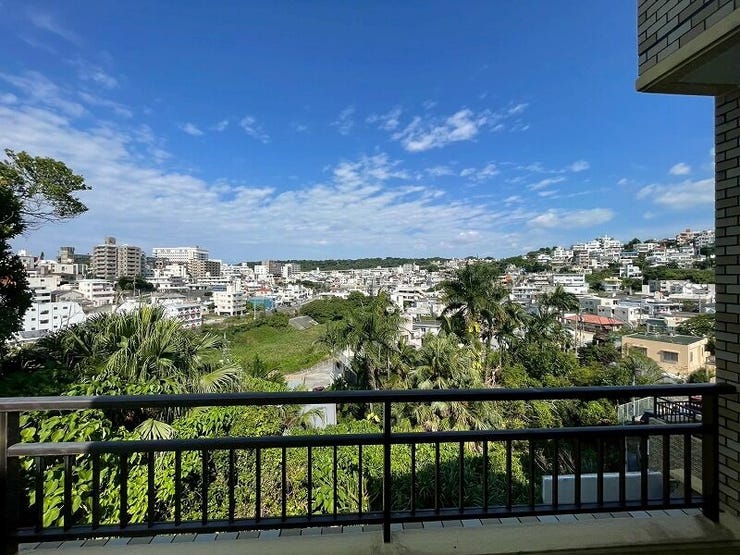 眺望良好なバルコニー