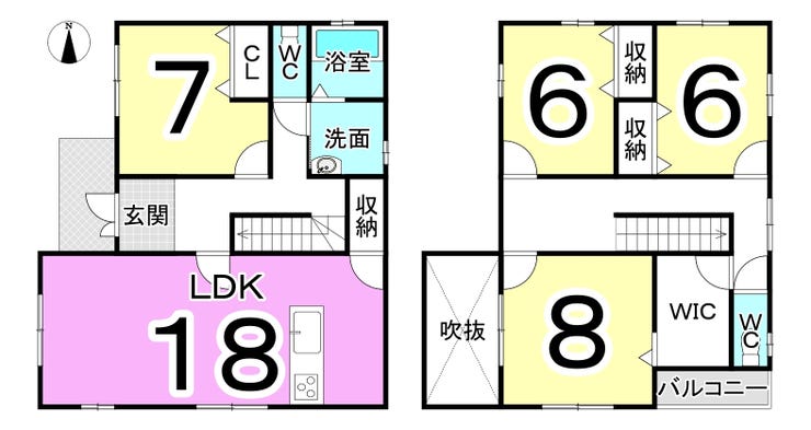 【間取り】
現地で陽当たりや周りの環境を実際に確かめてみましょう♪お気軽にお問い合わせ下さい♪
