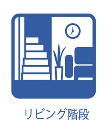 リビング階段のプランです。自然にご家族とのコミュニケーションが増えそうです!