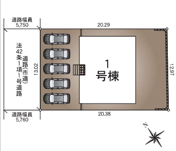 ※並列で駐車5台可能です。