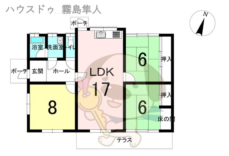 【間取り】
現況を優先します