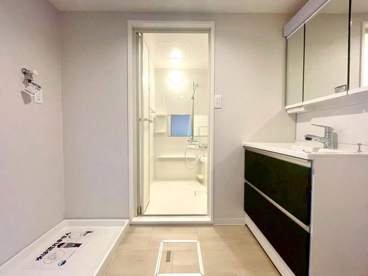 洗面・洗濯・バスタイムが一度に完結する便利空間