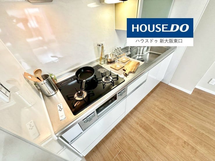 キッチンはガスコンロを新調。