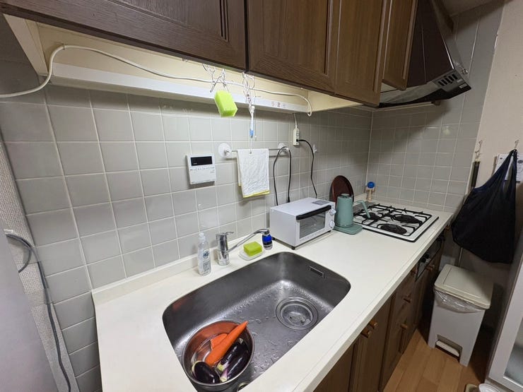 広々とした作業スペースがあり、お料理がはかどりそうなキッチン。