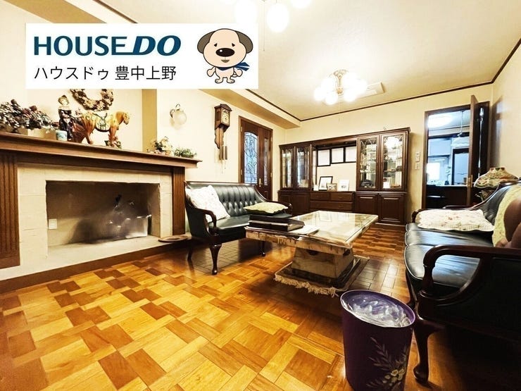 ヴィンテージ感のあるリビングです。