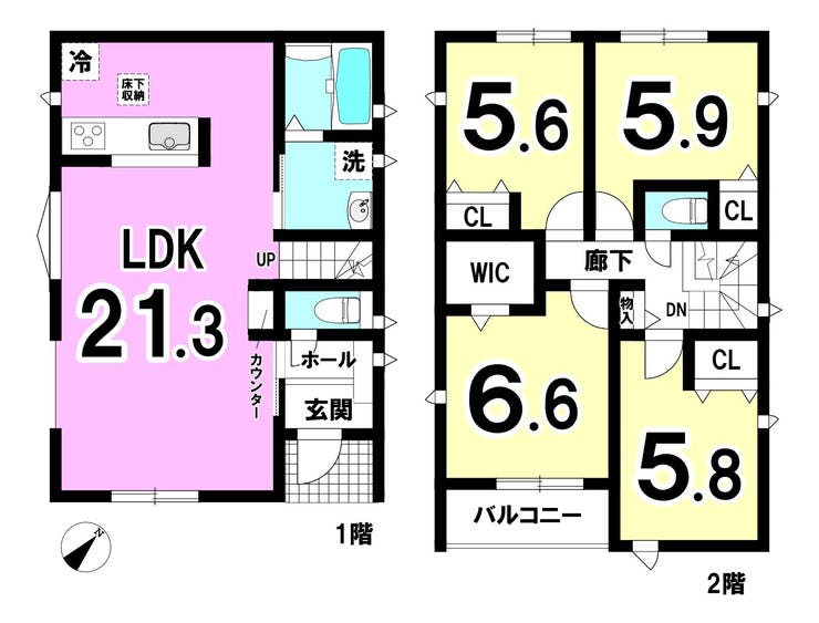 【間取り】
1号地 区画