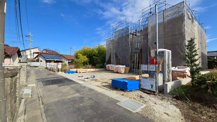 車通りが少なく、静かな住宅街です