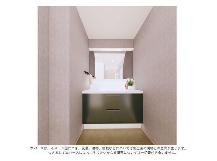 【完成後のイメージ】
LDKには床暖房!
W1200ゆったり洗面台