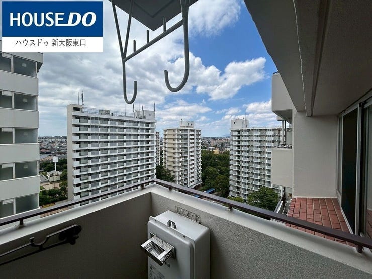 バルコニーからの眺望!
周辺は閑静な住宅街!