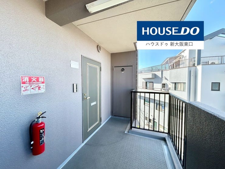 4階の角部屋です。