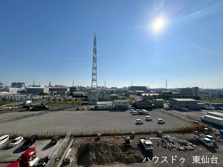 7階バルコニーからの眺望は開放感があります!