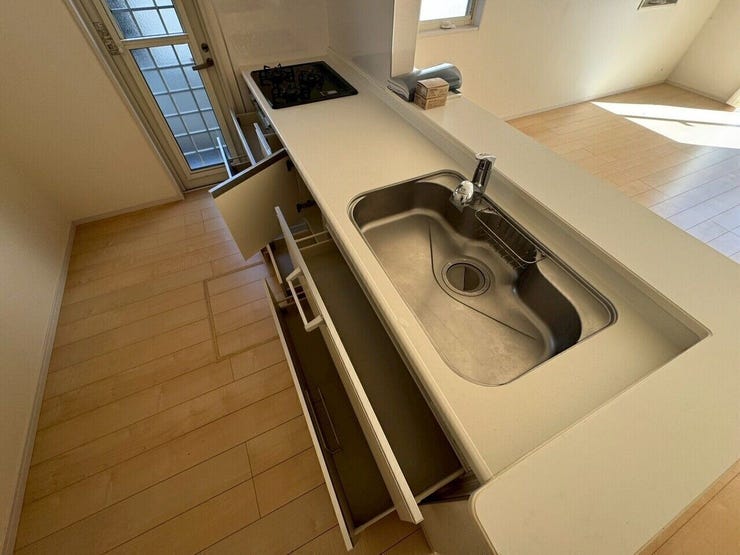 充実したキッチン収納