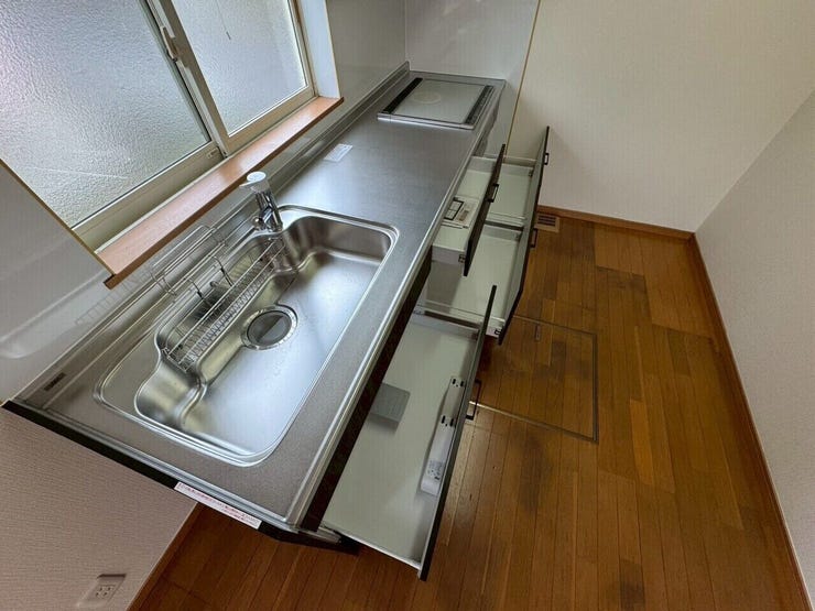 充実したキッチン収納