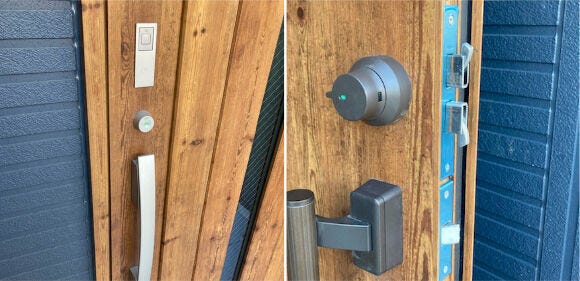 ピッキング犯罪を防止する防犯型玄関錠です。玄関には二重のディンプルキータイプの鍵を、さらにバールなどでこじ開けられにくい鎌デッド錠やサムターン回し防止タイプを採用しています。