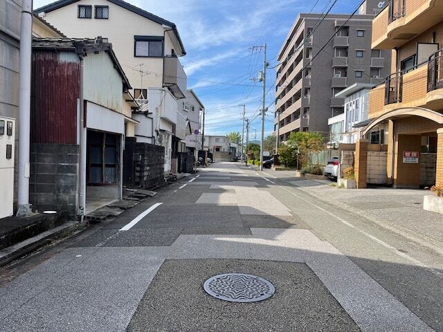 北側道路 東から西方向