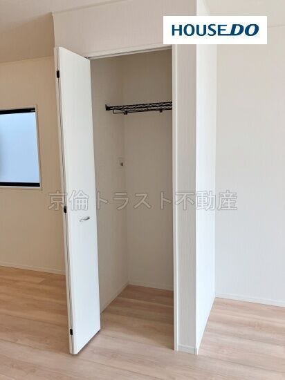 リビングにクローゼットがあります!