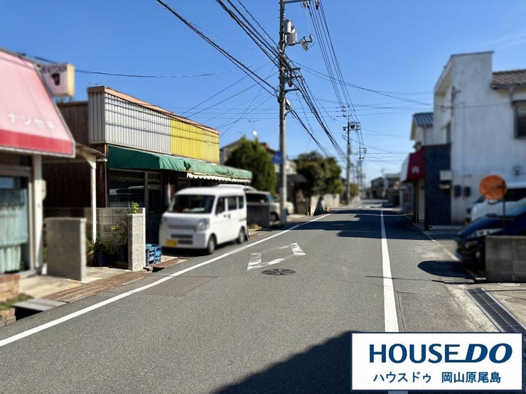 南側前面道路は約6mのゆとりある広さの幅員です!