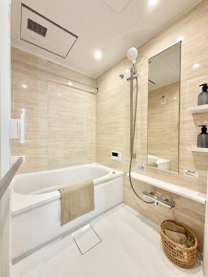 追い炊き機能が付いた経済的なユニットバスが魅力です