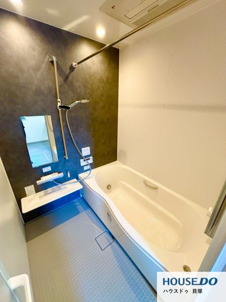 ホッとする浴室、1日の疲れを癒してくれます。