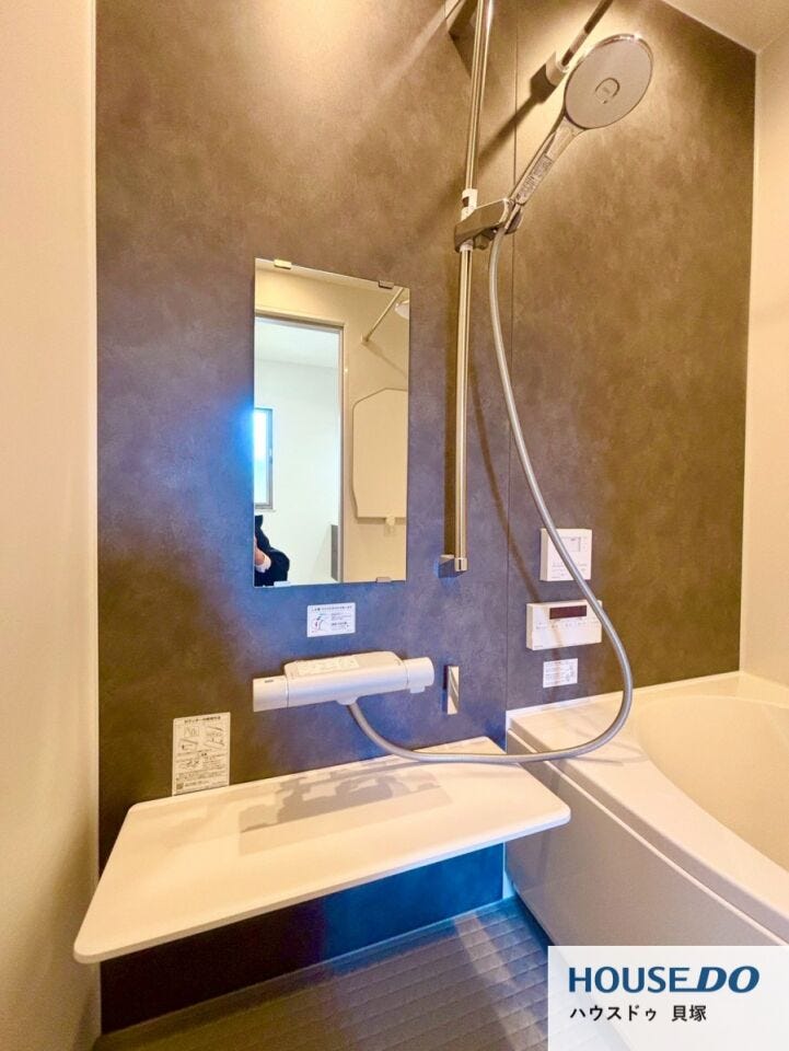 ホッとする浴室、1日の疲れを癒してくれます。