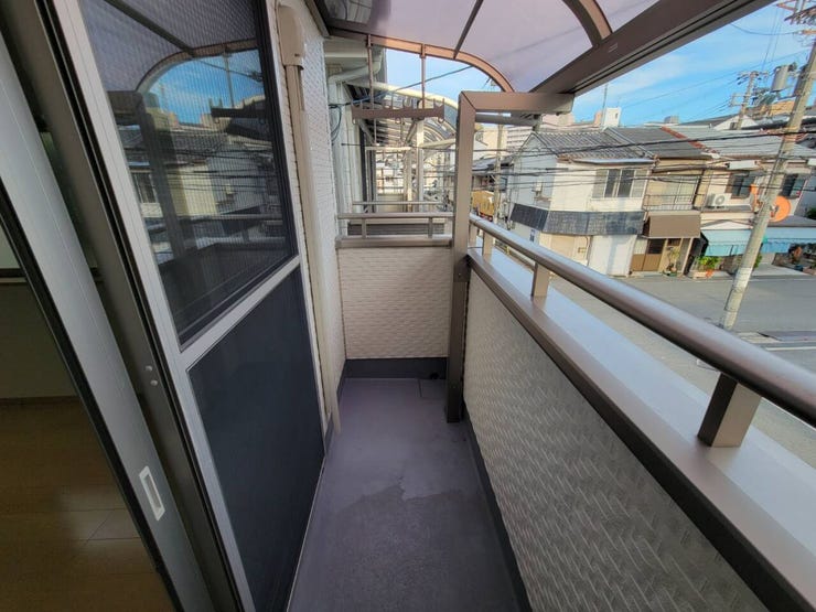 屋根付きバルコニー♪
