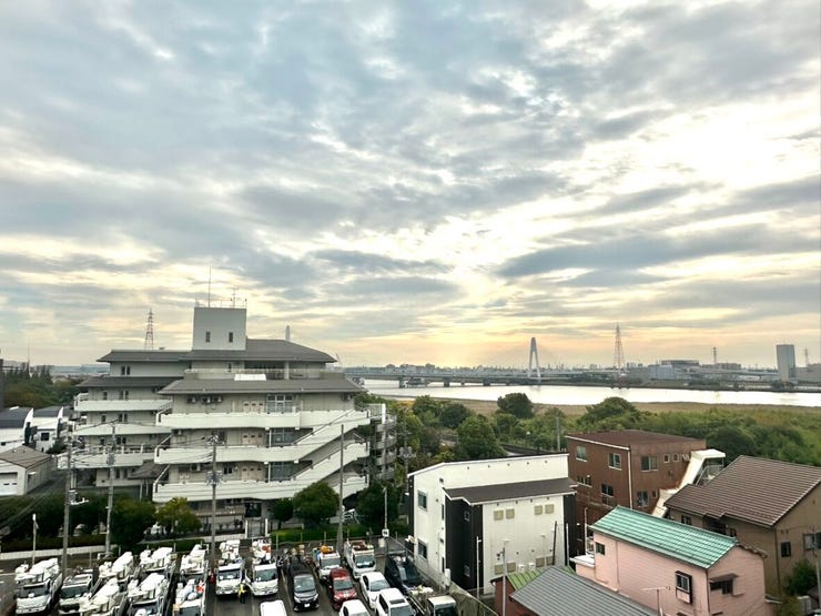 リバービューで都会にいても自然を感じられます。