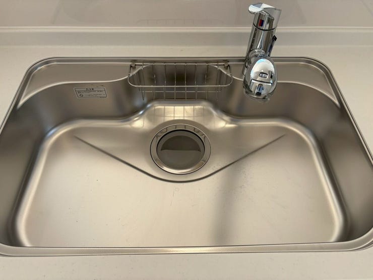 広々としたシンクで洗い物も快適♪