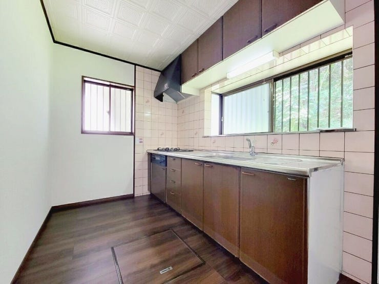 シンプルなキッチンです。