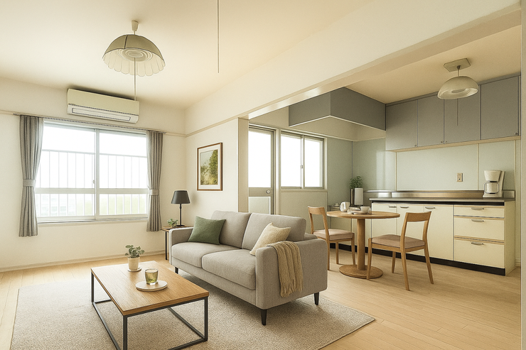 ※画像はイメージです。
実際の写真に家具や調度品をCG合成したものです。
(家具等は販売に含まれておりません)