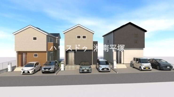 【外観】
パースはイメージです。
現況が異なる場合は現況優先となります。