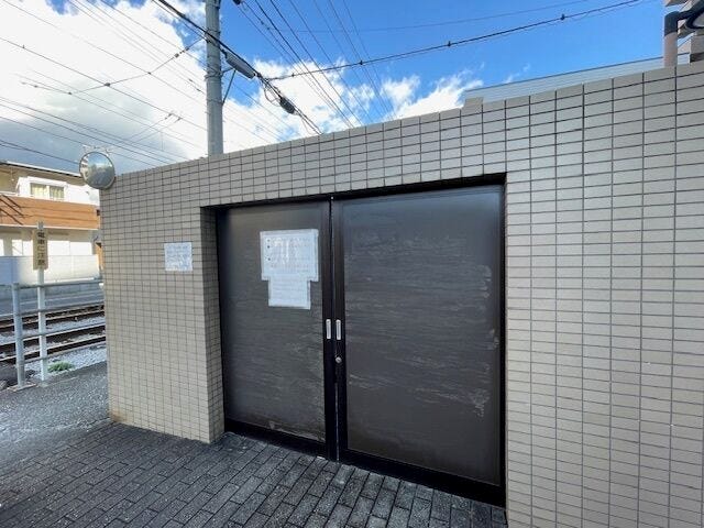 ゴミステーション。