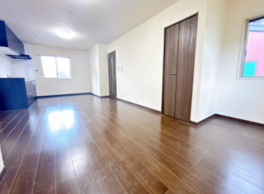 1階リビング 26.19帖
ソファやテーブルの配置を考えるのも楽しいですね♪