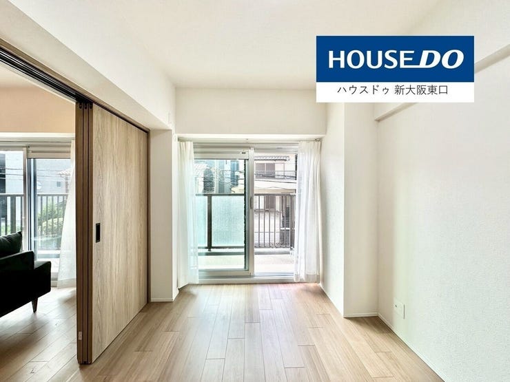 北側のお部屋も遮蔽物がないため、きちんと光がはいります。