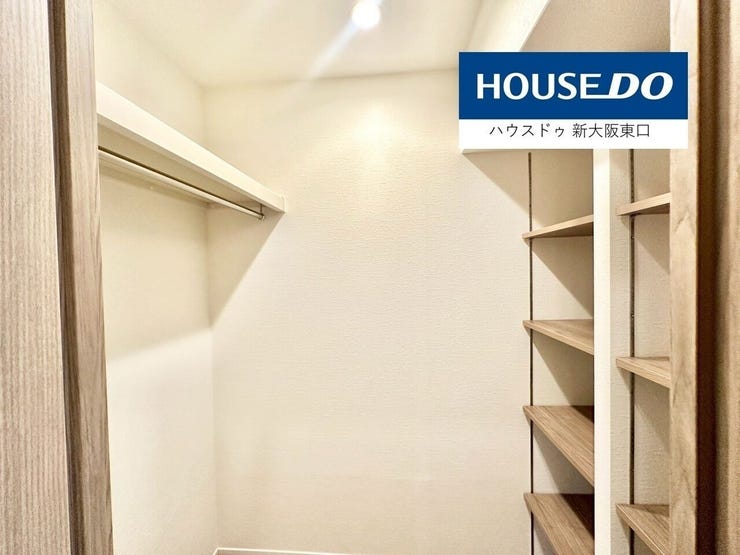 ウォークインクローゼット
が二つある珍しいつくりです