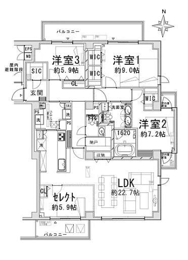 【間取り】
4LDK