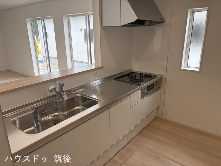 3口コンロのシステムキッチン